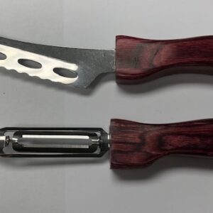 Chesse cutting Knife and Peeler Pair - Rosewood