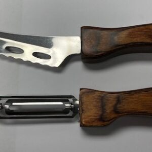 Chesse cutting Knife and Peeler Pair - Cocobolo