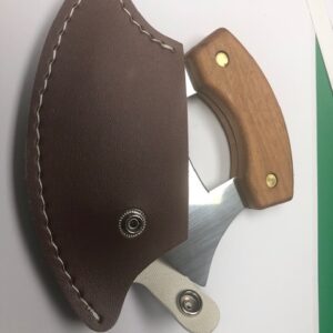 Ulu Knife - Cherry with Sheath